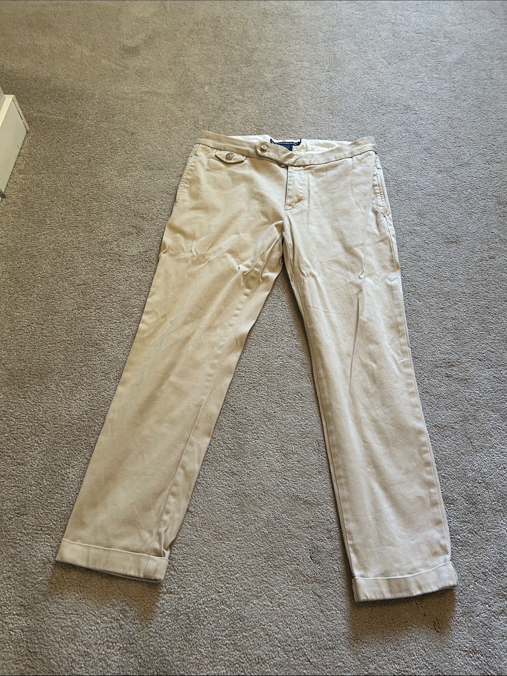 Ralph Lauren Women's Beige Casual Chino Pants